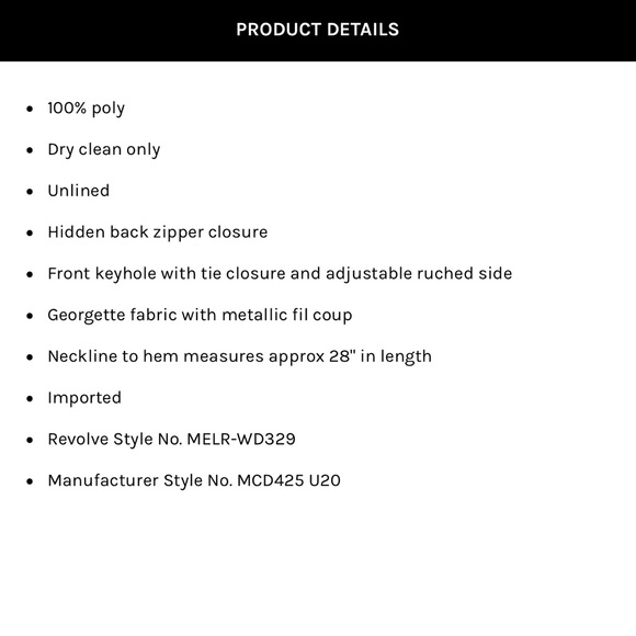 Michael Costello x REVOLVE Lola Mini Dress NWT - Picture 5 of 7